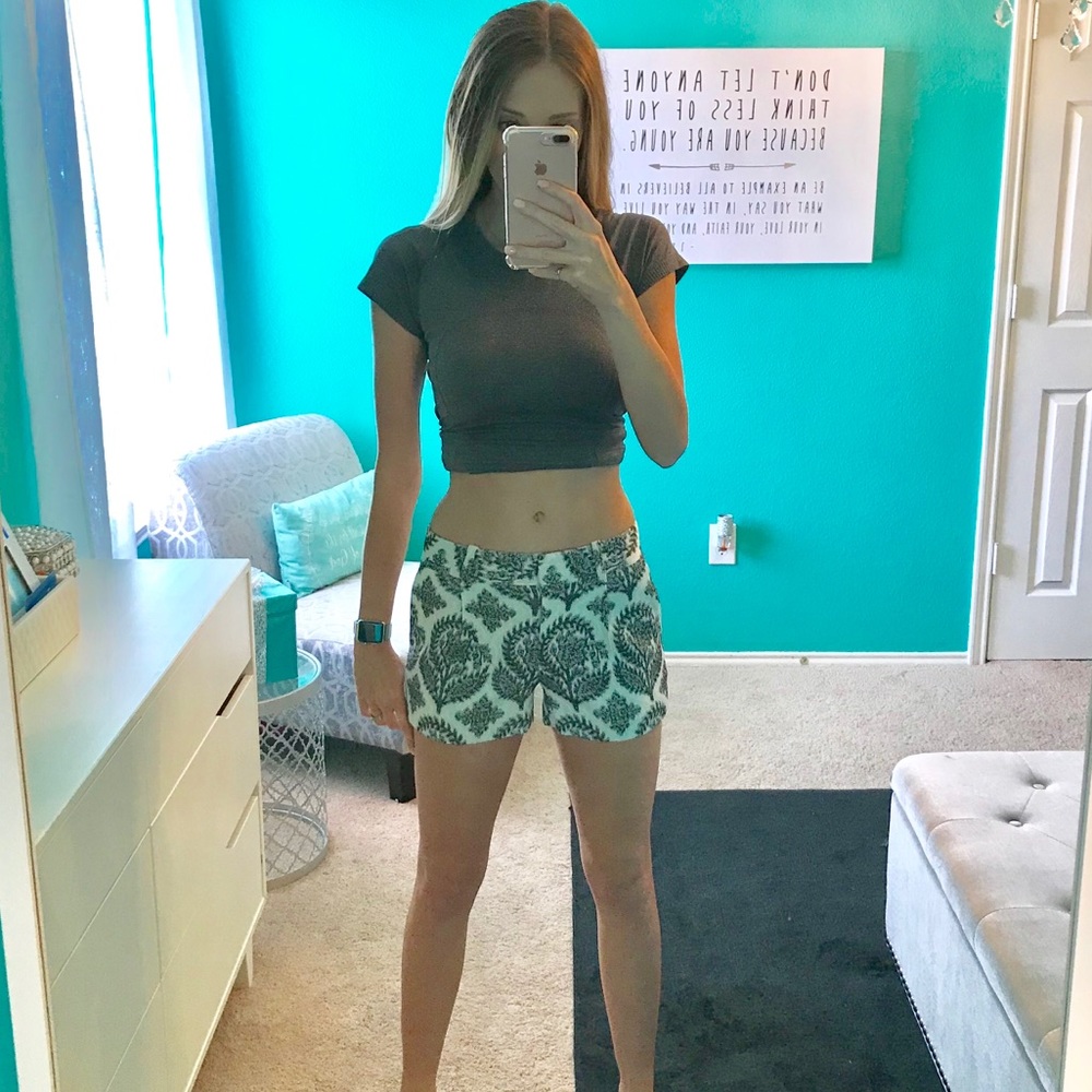 DVF Floral Stamp Naples Shorts